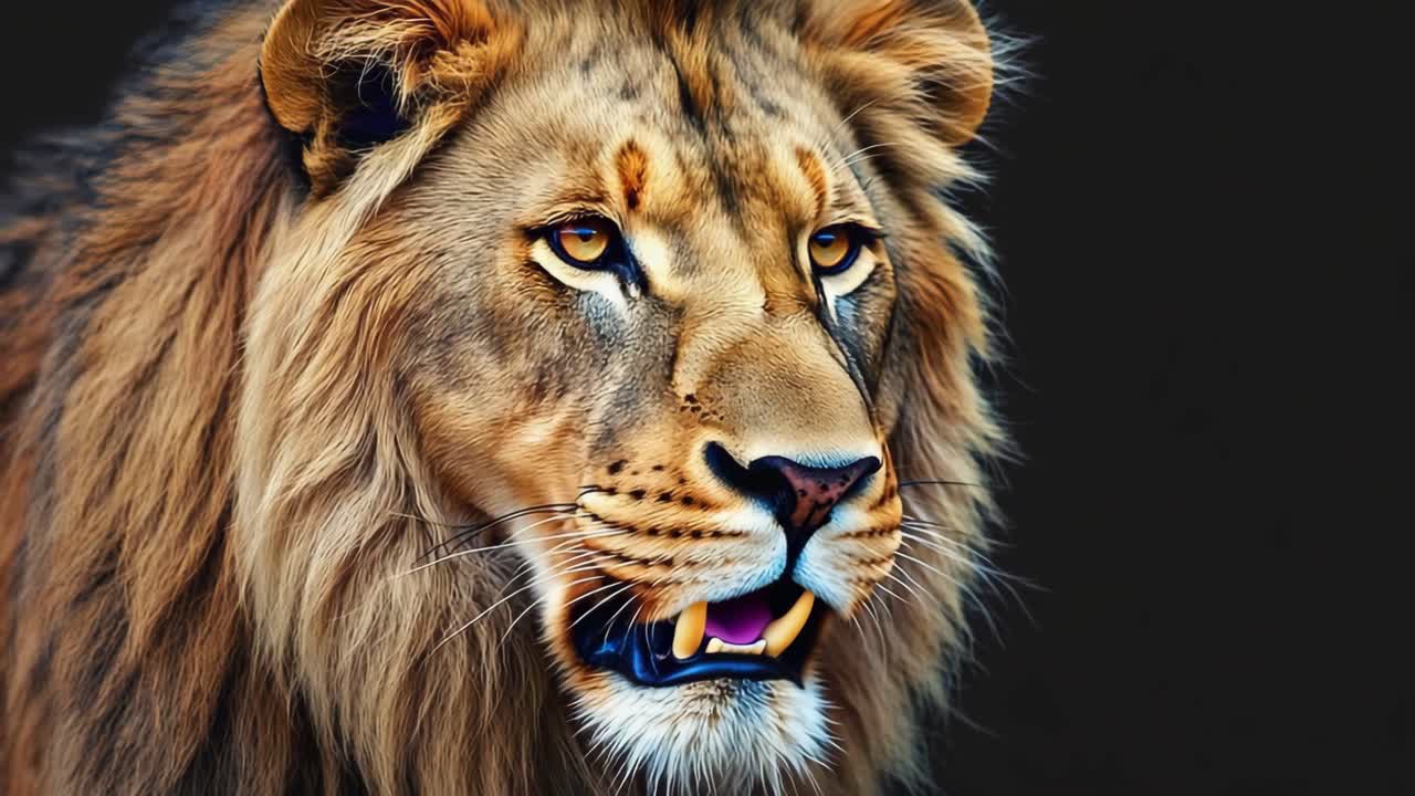 Majestic Lion Portrait