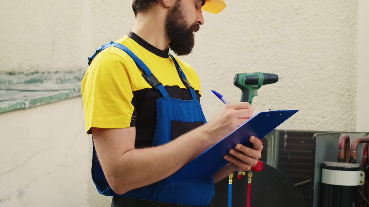 control de rutina del aire acondicionado