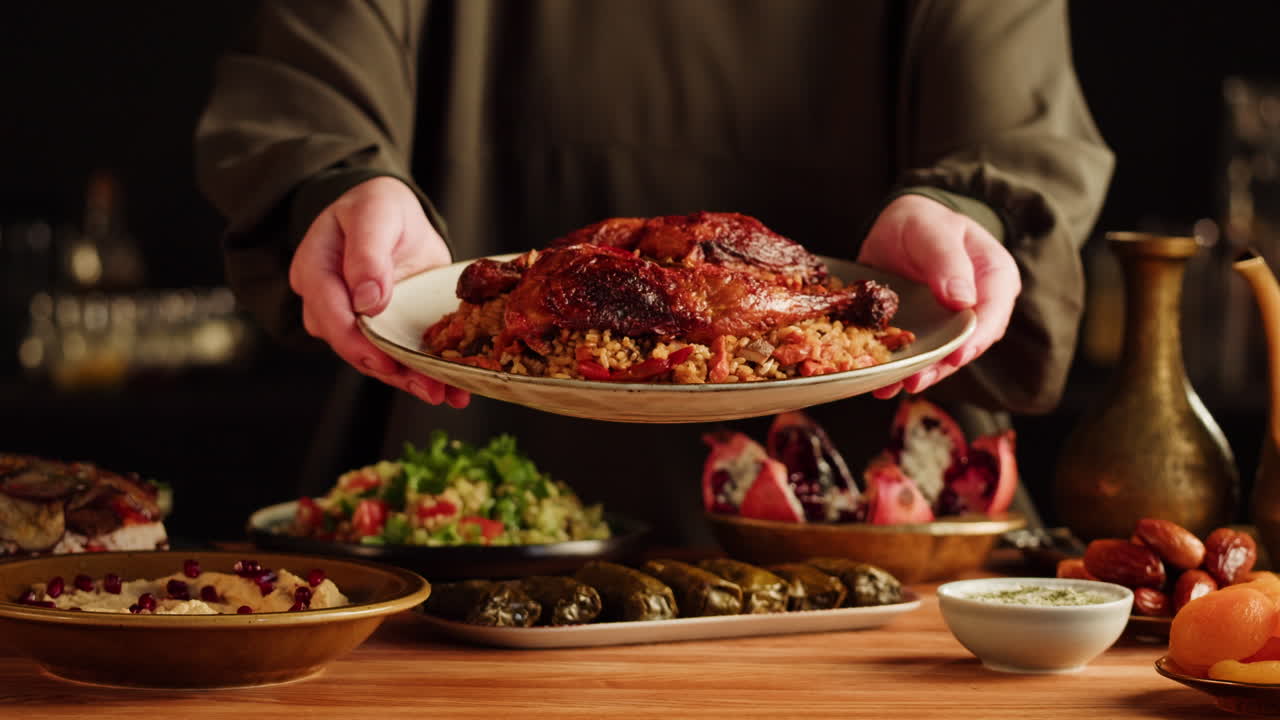 A Table Full of Middle Eastern Cuisine
