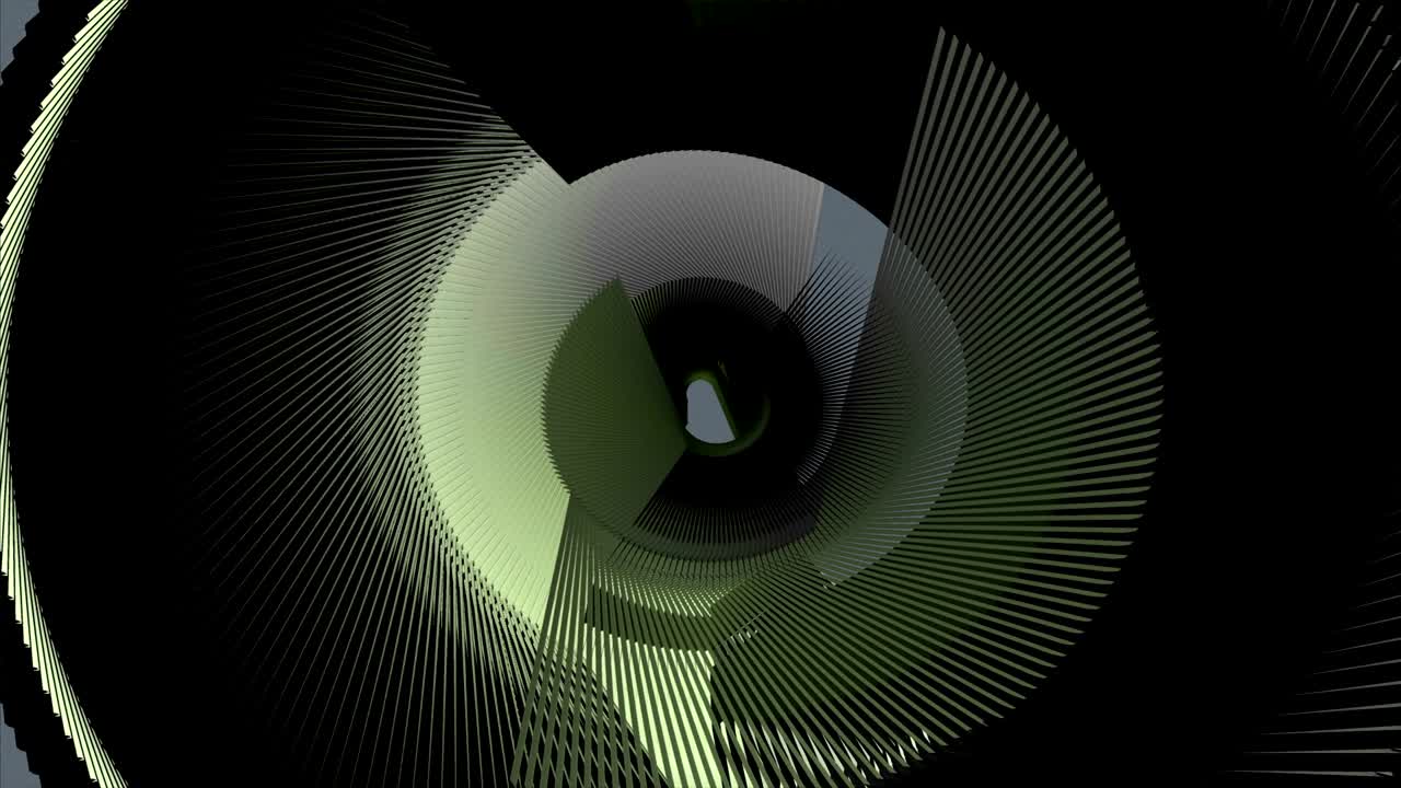 Abstract Background Physcedelic Geometric Circular Tunnel VA