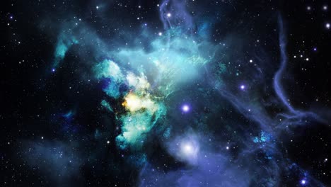 Cosmos-Lleno-De-Nebulosas-Y-Estrellas