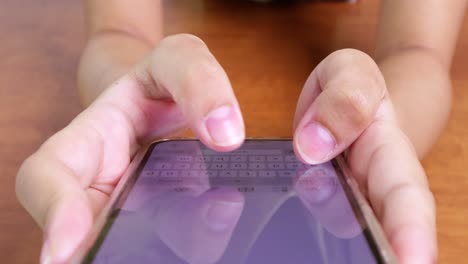 capturing someone deeply focused their smartphone showcasing modern communication