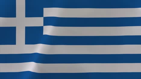 greece waving flag animation 4k moving wallpaper background