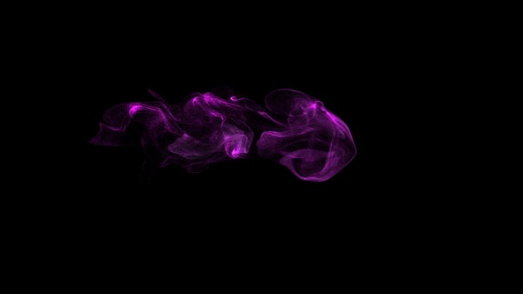 Abstract Purple Smoke