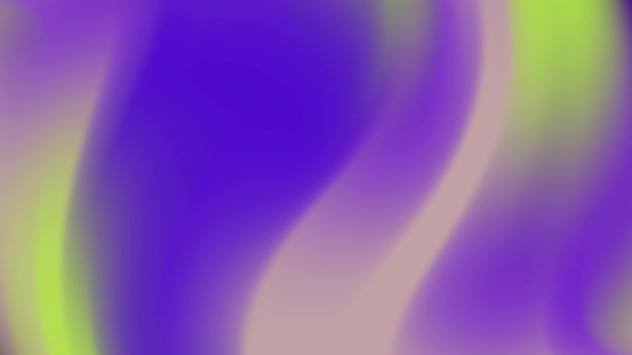 Dynamic Abstract Background with Flowing Purple and Green Gradient Waves