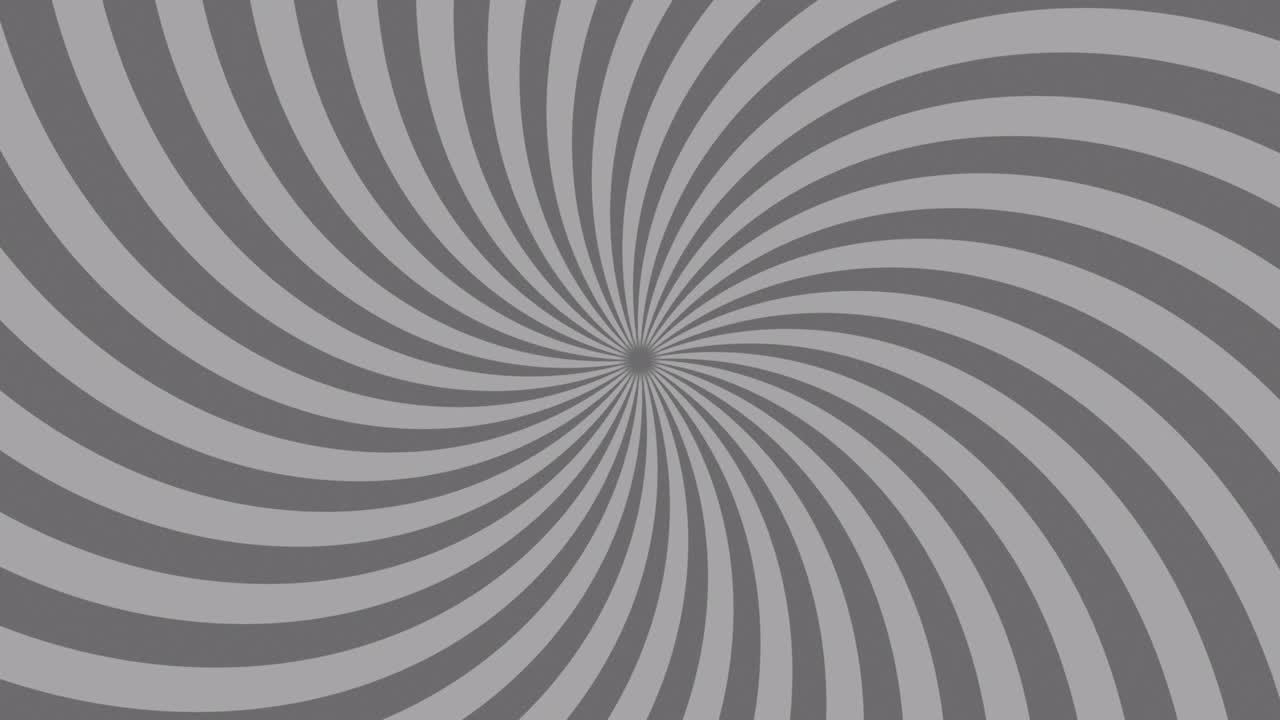 곡선 회색 방사선은 배경의 중심을 중심으로 회전합니다.