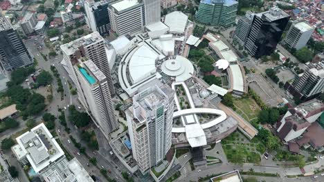 modern architecture in centre of cebu city - philippines