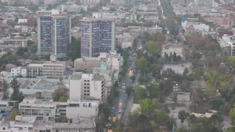 providencia y el parque bustamante vista aérea