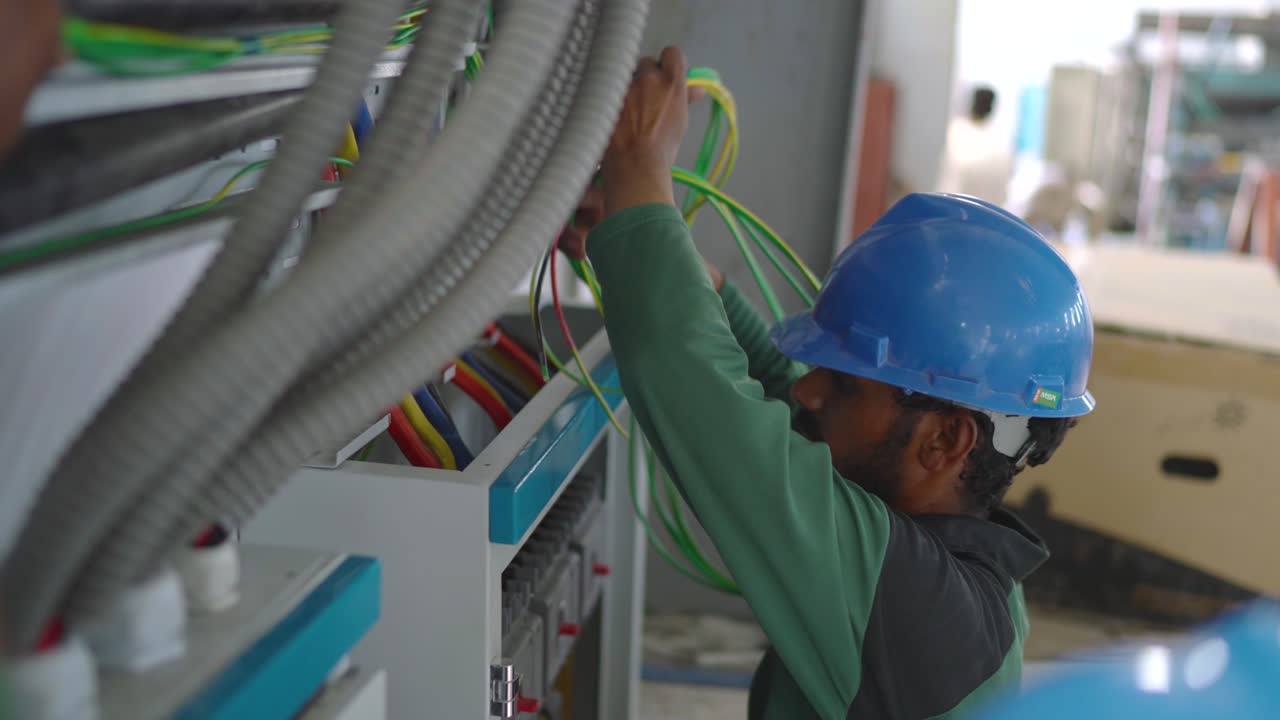 Electrical engineer wiring fuse box