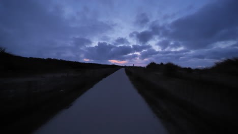 cycling-on-a-path-along-the-mediterranean-sea-Carnon-la-Grande-Motte