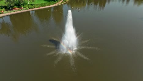 murray hill lake with fountains is located in south beaverton oregon next to murray scholls shopping center and features fountains and wildlife