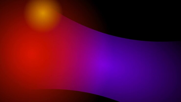 Abstract Background with Glowing Red and Purple Light Effects