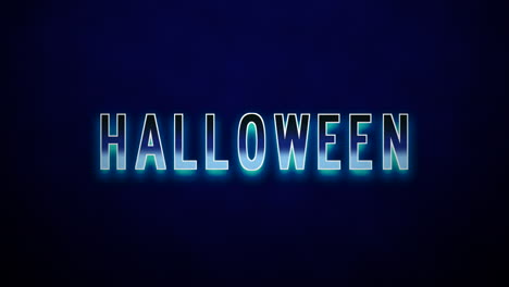 Halloween-on-blue-dark-space