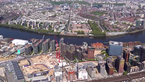 Aerial-view-of-the-US-Embassy,-Vauxhall