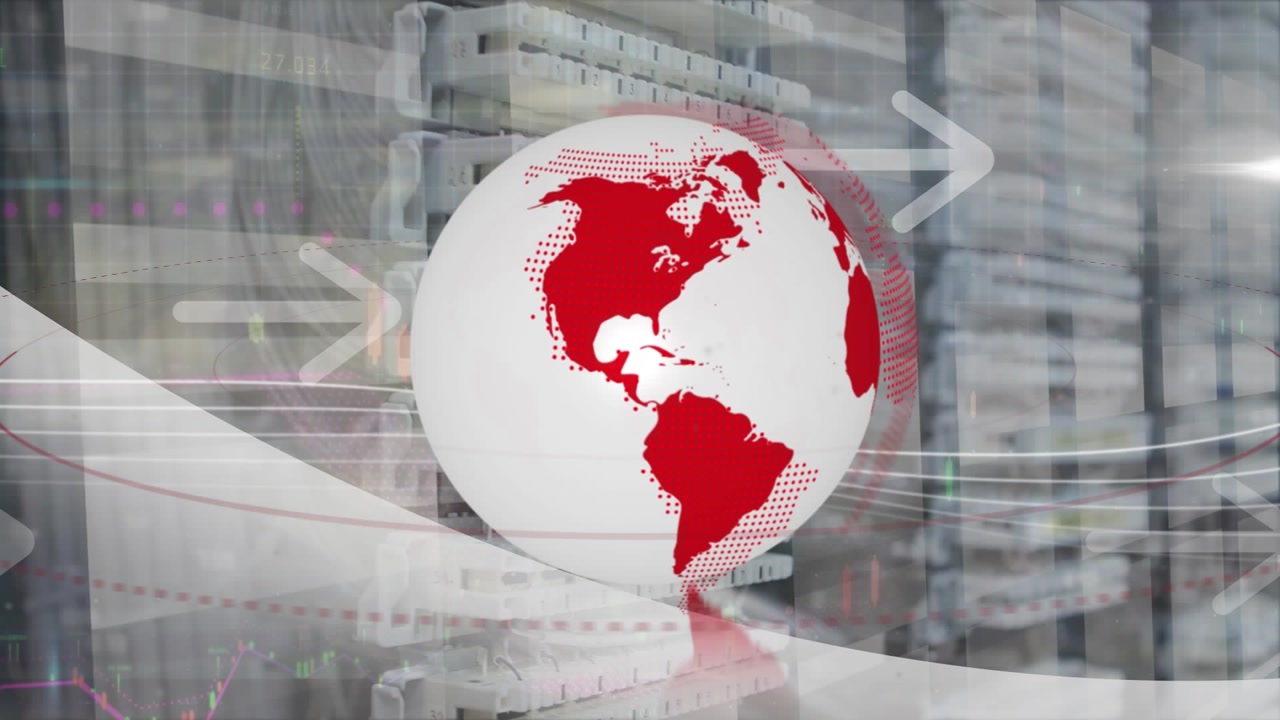 Video illustrates the interconnection of global finance, economy, and technology.