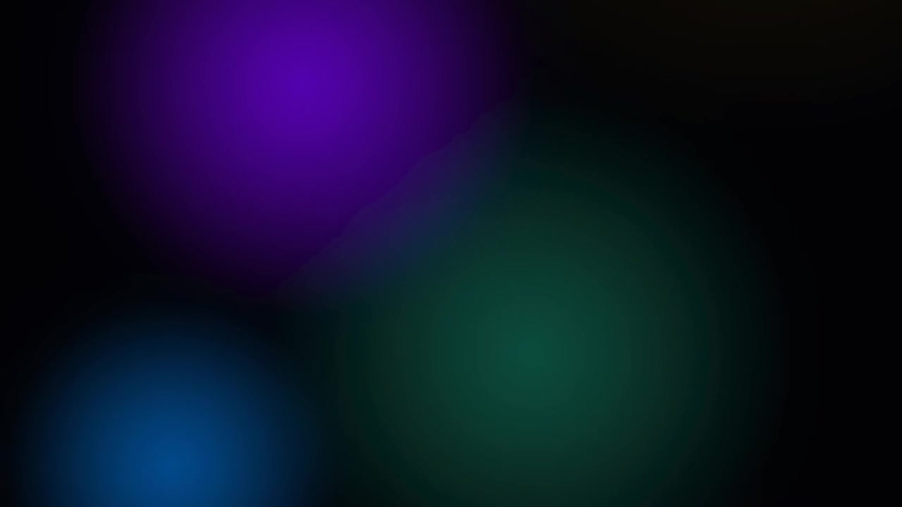 Abstract Background with Soft Glowing Colorful Light Orbs