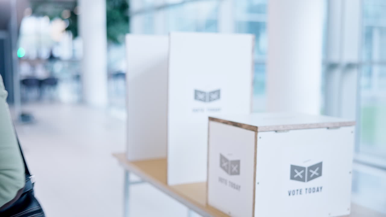 urna de votación, hombre de negocios