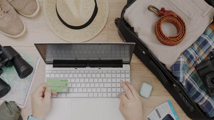 Prenotazione viaggi online con accessori da viaggio