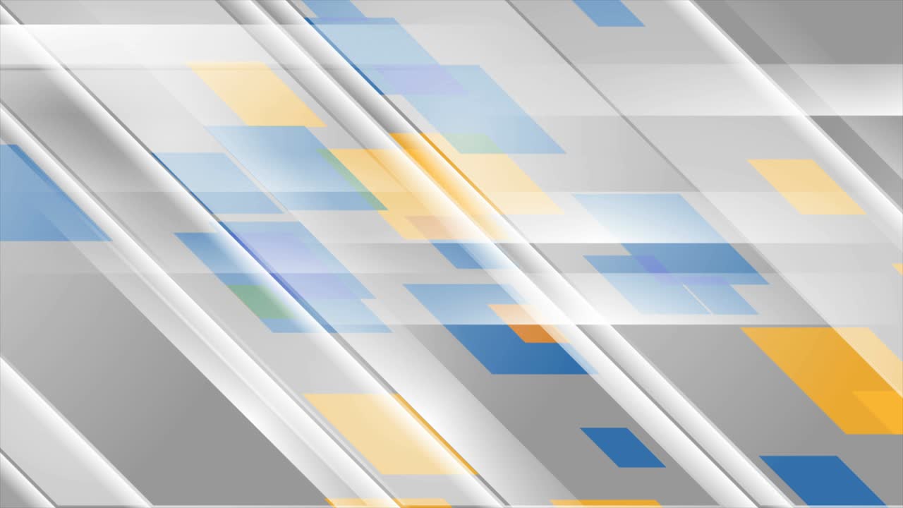 formas geométricas brillantes movimiento abstracto fondo