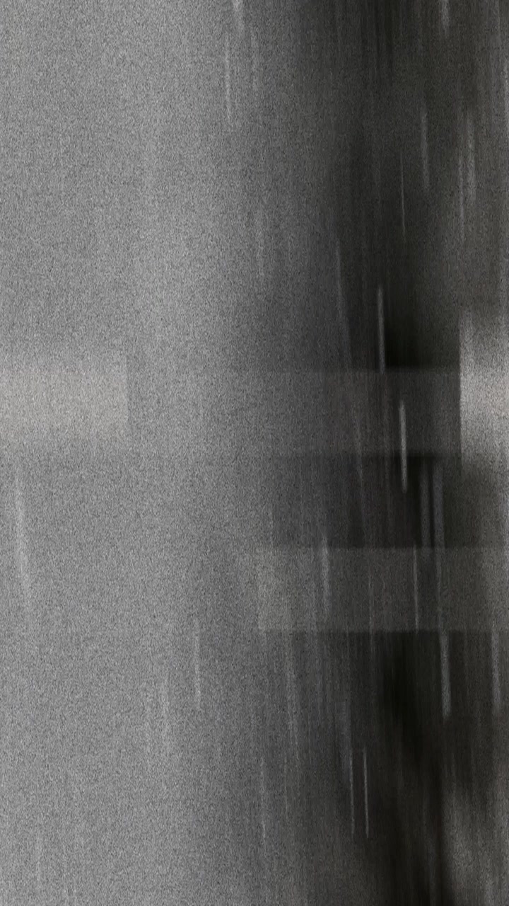 Abstract Glitch Effect with Flashing White Light and Film Grain