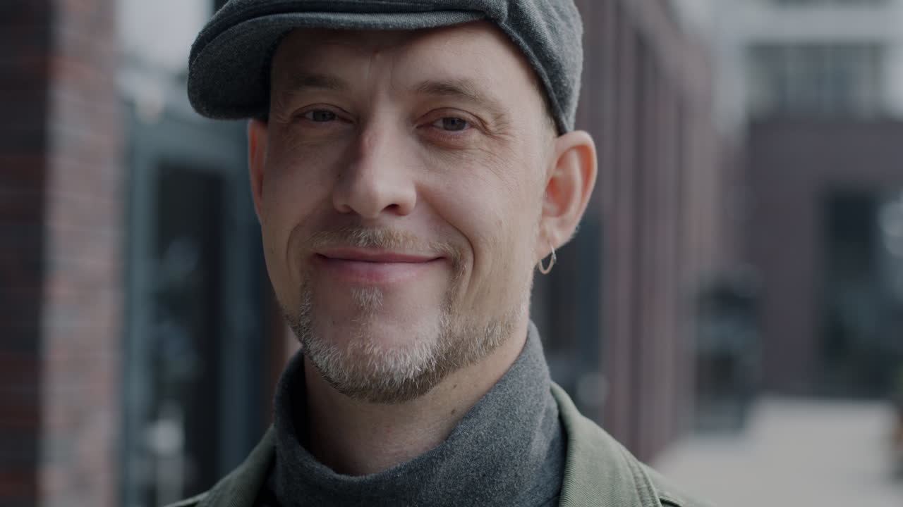Portrett av en smilende mann