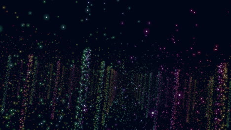 captivating night sky filled with glowing stars