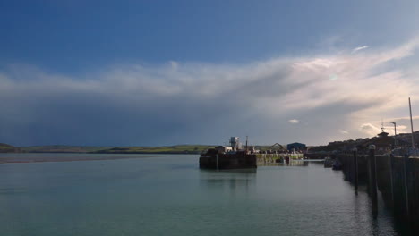 lapso de tiempo del puerto de padstow en cornualles