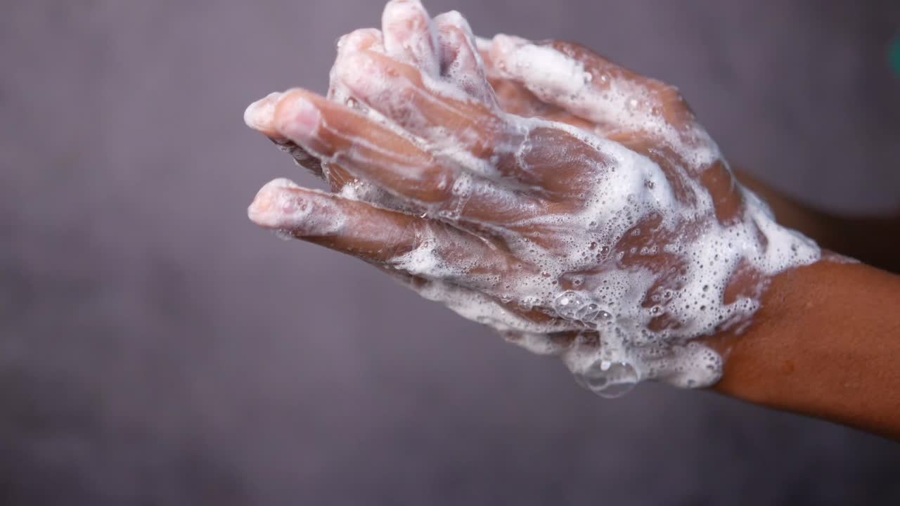 Washing Hands with Soap