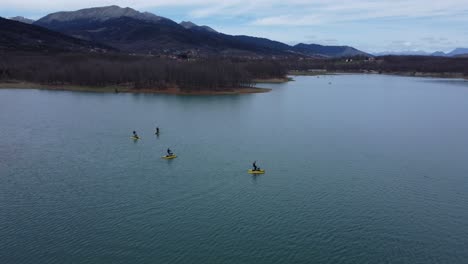 People-riding-water-bikes