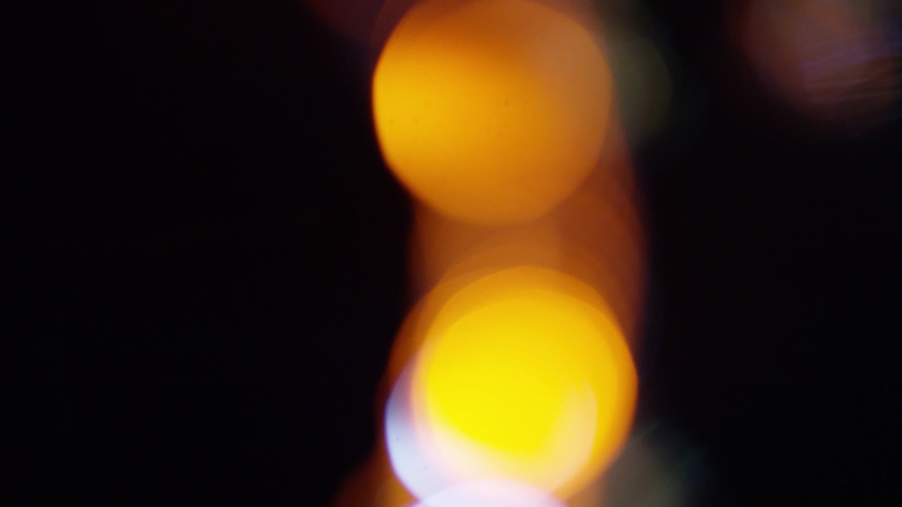 guirnaldas, deslumbramiento, fuera de foco y en foco