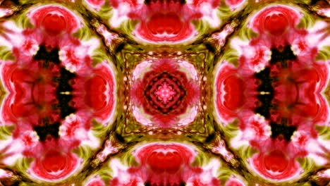 movimiento de fondo de kaleidoscopio abstractamente colorido