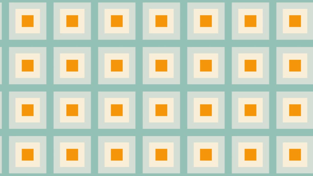 bucle de vídeo de patrones sin fisuras con mosaicos de mosaico de color gris y blanco