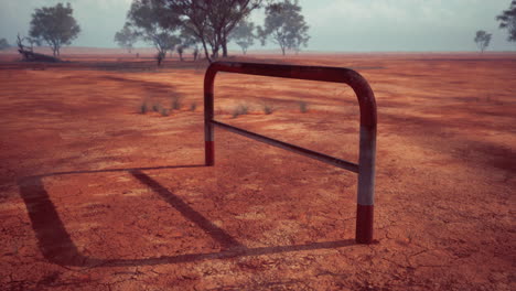 rusty gate in the australian outback