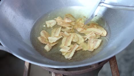 Plátano-Frito-Plátano-Frito-Patatas-Fritas-Dulces-De-Plátano-Elaboración-De-Plátano-Frito-Tailandia