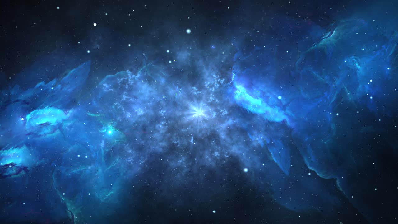 Planets and galaxy science fiction deep space star field 4k loop animation background universe