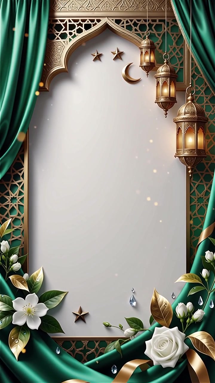 Compleanno del Profeta Maometto Mawlid al-Nabi Sfondo Islamico