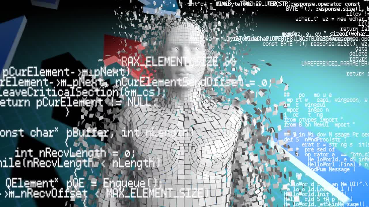 animación digital de un hombre