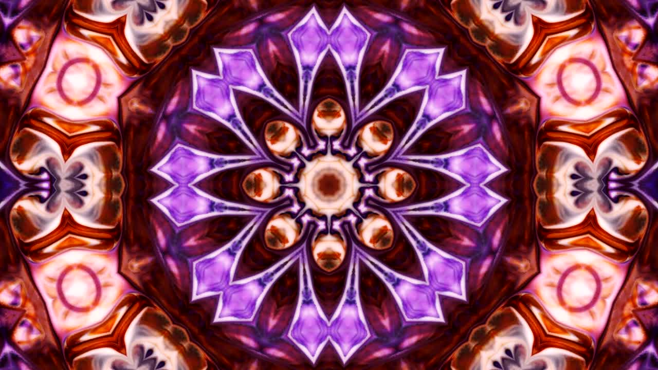 movimiento de fondo de kaleidoscopio abstractamente colorido