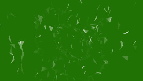 plexus broken glass effect on green screen | plexus particle background