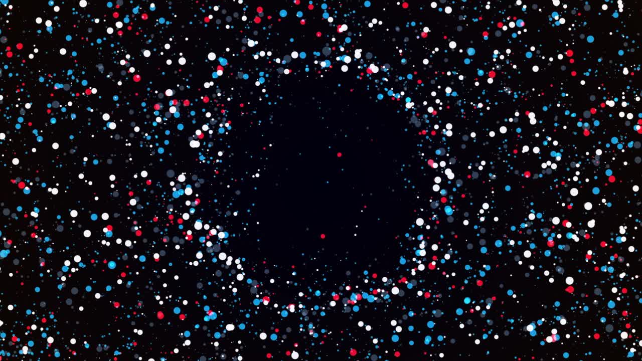 추상적인 다채로운 원 패턴