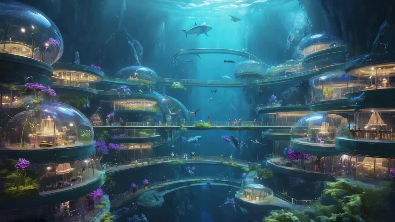 Underwater Futuristic City