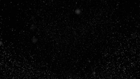 abstract particles on black background