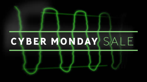 Venta-De-Cyber-Monday-Sobre-Fondo-Negro