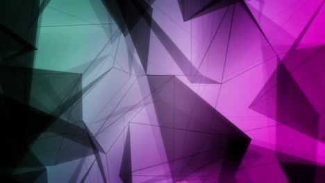 fondo de bucle gráfico de patrón geométrico triangular