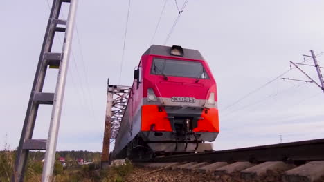 train crossing a bridge