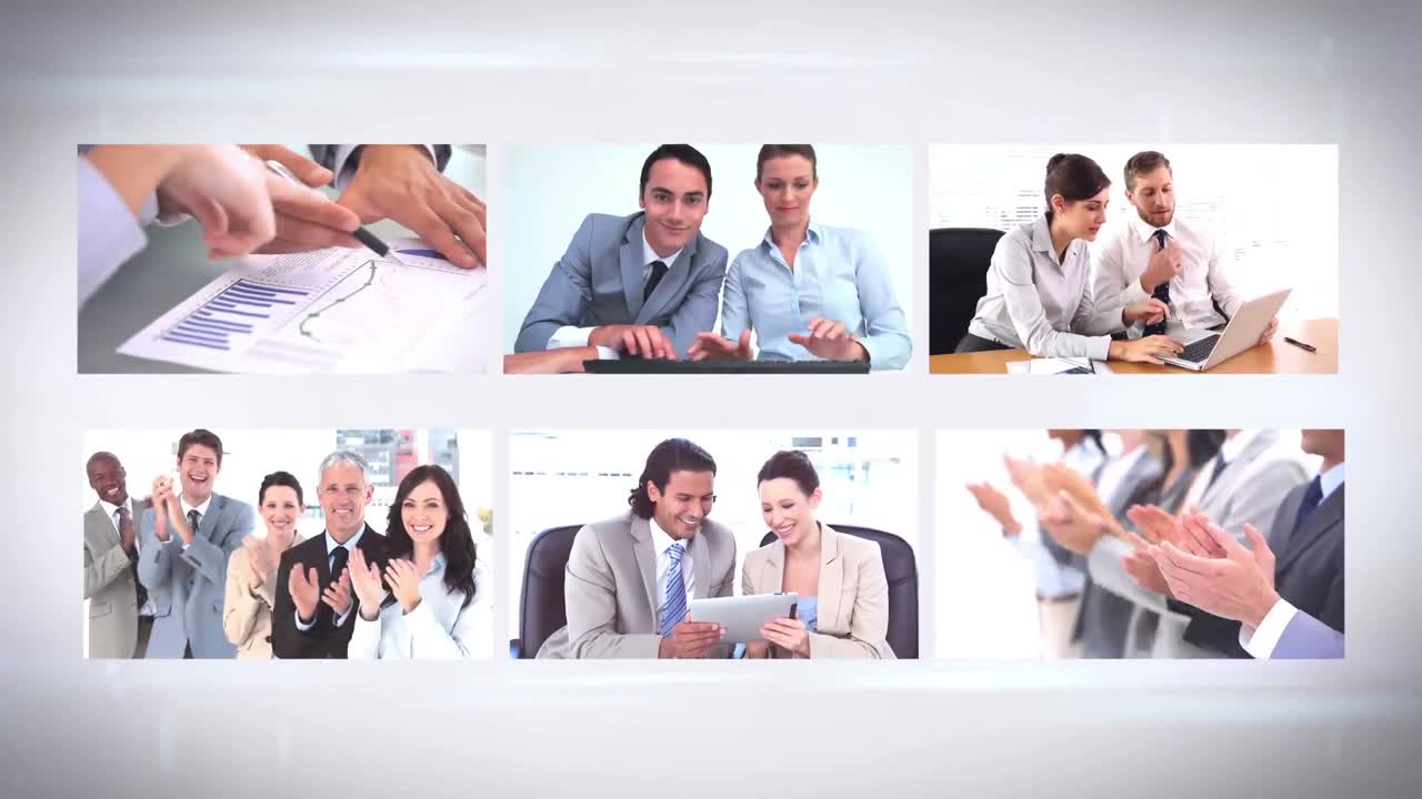 비즈니스 팀 조립