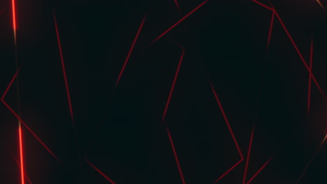 dynamic red lines on black background