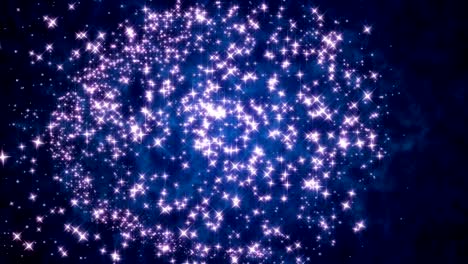 fondo de estrellas brillantes abstractas (bucle)