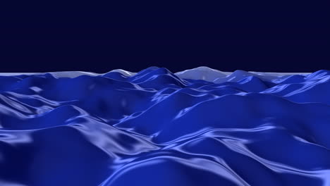 liquid and elegance blue waves on deep gradient