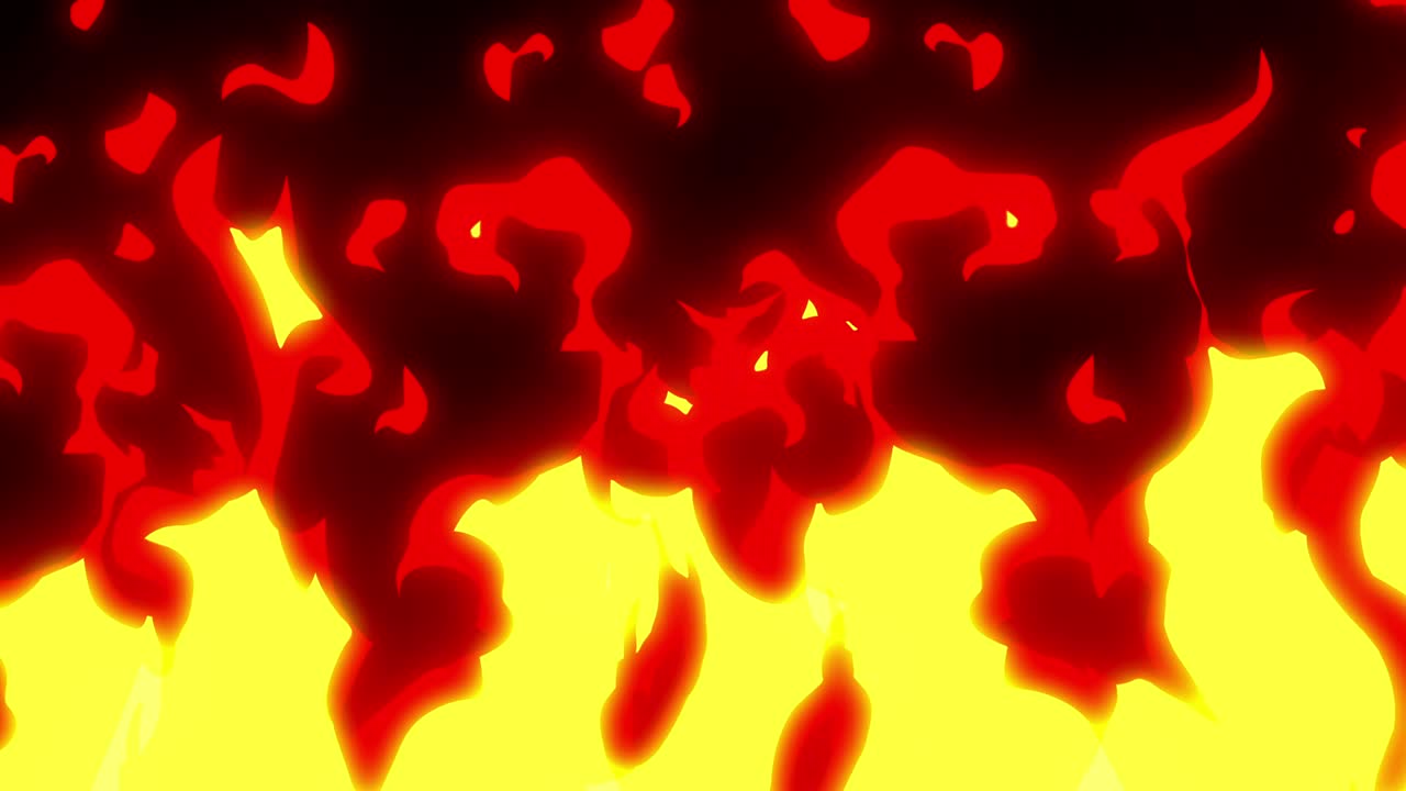 만화 화재 2d 애니메이션